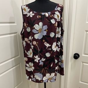 Loft Sleeveless Blouse - Size XL